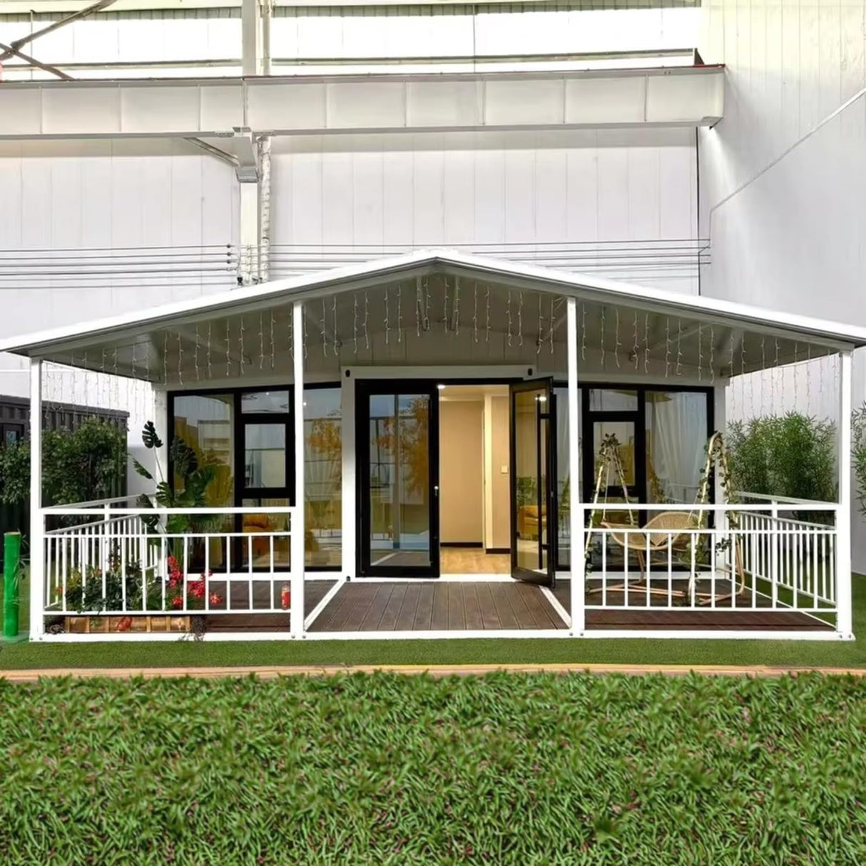 Tiny Houses to Live in for Adults 20ft 30ft 40ft Container Homes Prefabricated Double-Wing Expandable Foldable Container Quick-Moving House for Sale Generic