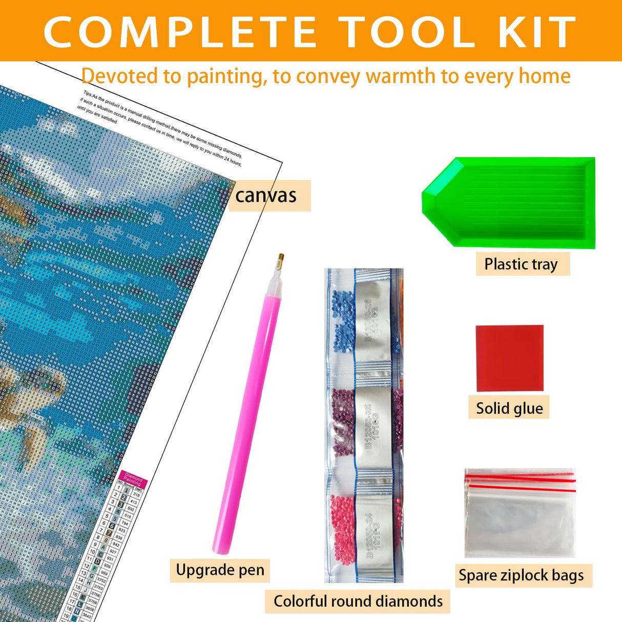 USZDL Sea Turtle Diamond Art Kits for Adults,Cute Animal 5D Diamond Painting Kits for Beginners,Diamond Dots Round Full Drill Paint with Diamonds Pictures DIY Gem Art Painting Crafts Kits 12x16 inch USZDL