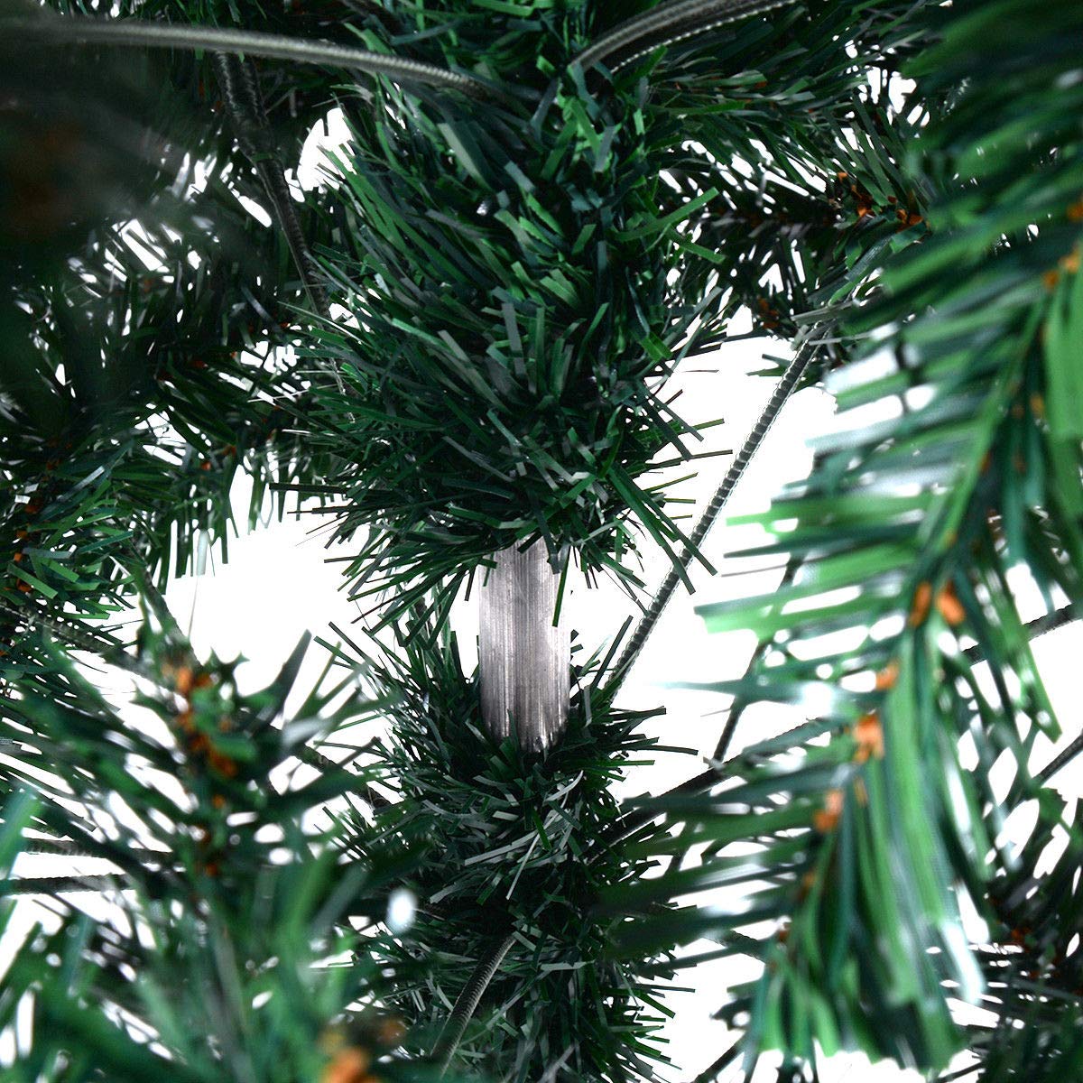 COSTWAY 7Ft Artificial PVC Christmas Tree W/Stand Holiday Season Indoor Outdoor Green COSTWAY