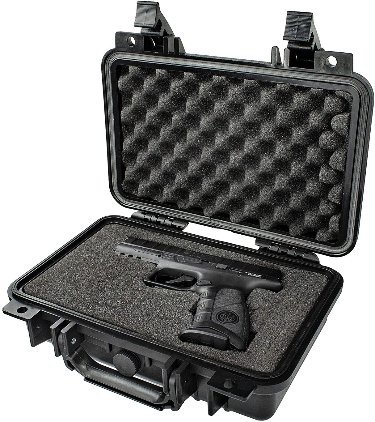 Eylar Tactical Hard Gun Case Water & Shock Proof With Foam TSA Approved 11.6 Inch 8.3 Inch 3.8 Inch (Black) Eylar