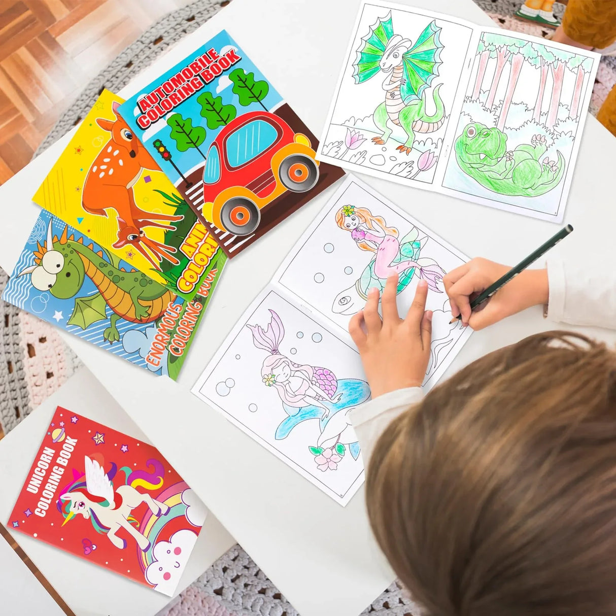 28PCS Coloring Books for Kids Party Favors: Ages 2-4 4-8 Easter,Summer End of the Year,Back to School,Halloween,Christmas Birthday Mini Gifts Bulk,Classroom Goodie Bags Stuffer Fillers(Not Duplicate) Geefuun