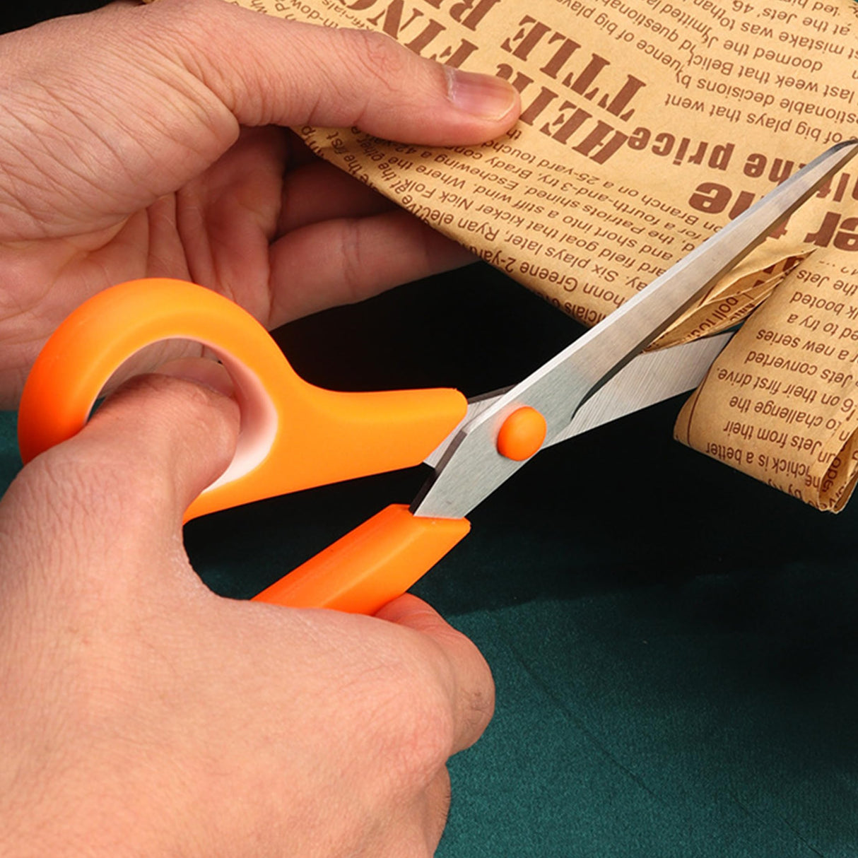 Scissors, Rkqoa 8" Scissors All Purpose 6 Pack - Comfort-Grip Sharp Scissors for Office School Sewing Fabric Craft Art Supplies, Teacher/Class Scissors, Right/Left Handles Almarto