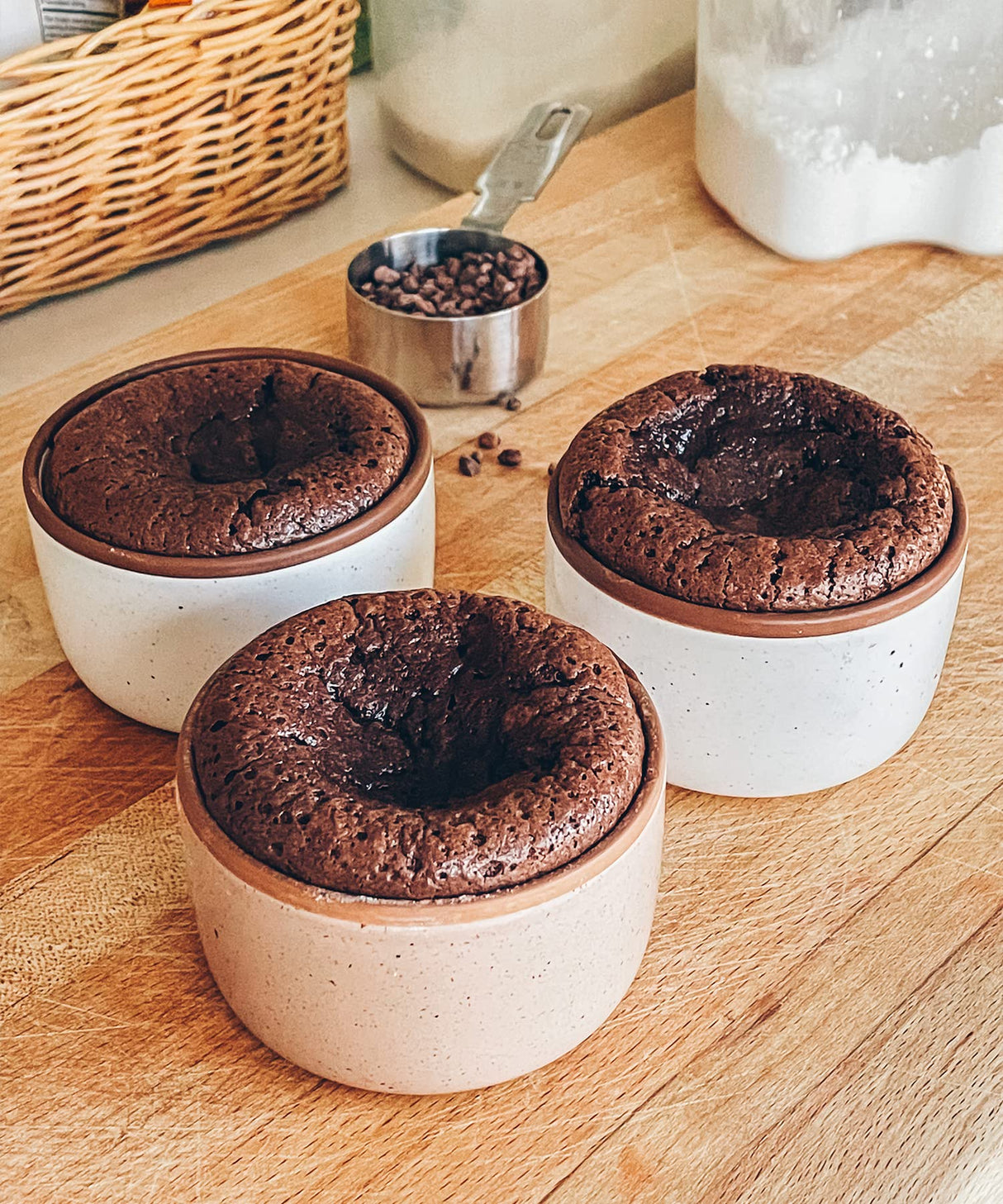 Mora Ceramic Ramekins - 8oz, Set of 6 - Small Oven Safe Baking Dishes/Cups - For Personal Pudding, Creme Brulee, Souffle, Serving Dip, Custard, Ice Cream - Single Mini Bowls - Assorted Neutrals MORA CERAMICS HIT PAUSE