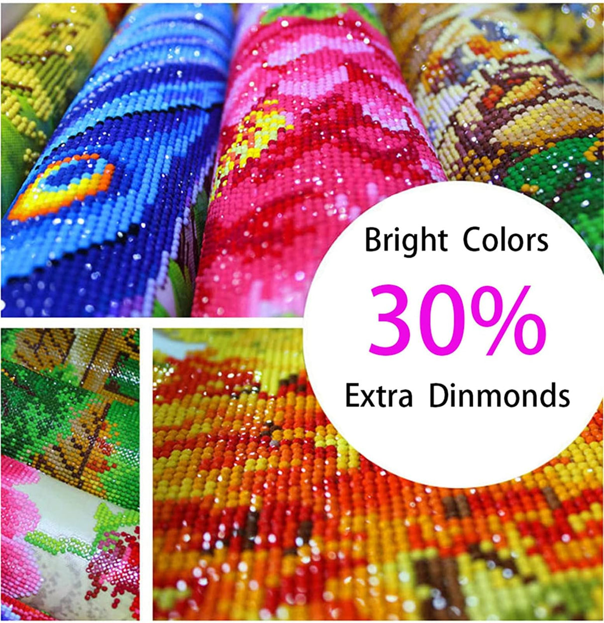 Christmas Painting by Number for Adults,16x28inch Small Size Sunrise Waves Diamond Painting Kits 3 Sets for Beginner,5D DIY Diamond Art Paintings Craft Kits for Home Wall Decor,Women Gifts YF-13208 Yeefion