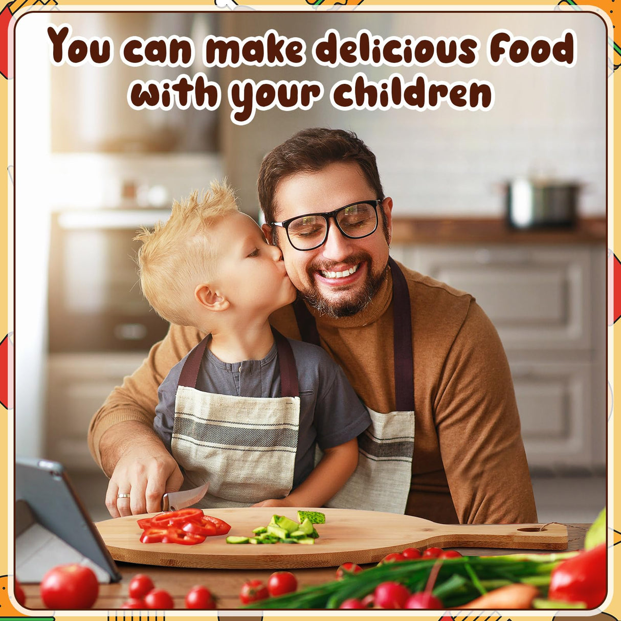 Kigley 10 Pcs Bamboo Cutting Board with Handle 12 Inch Bamboo Wooden Round Cutting Board Pizza Board Kitchen Chopping Boards for Home Baking Pizza Bread Cake Cheese Fruits Vegetables Charcuterie Kigley