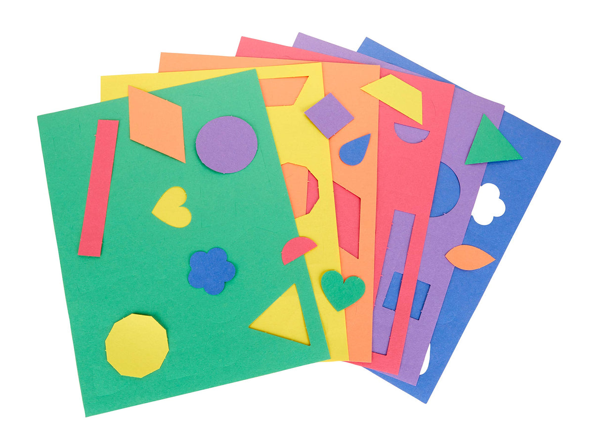 Crayola Construction Paper Shapes, Over 900 Precut Shapes, Kids Craft Supplies Crayola