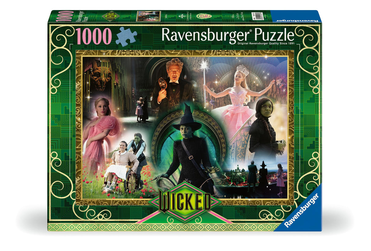 Ravensburger Wicked: Act 1 1000 Piece Jigsaw Puzzle for Adults - 12001277 - Handcrafted Tooling, Made in Germany, Every Piece Fits Together Perfectly Ravensburger