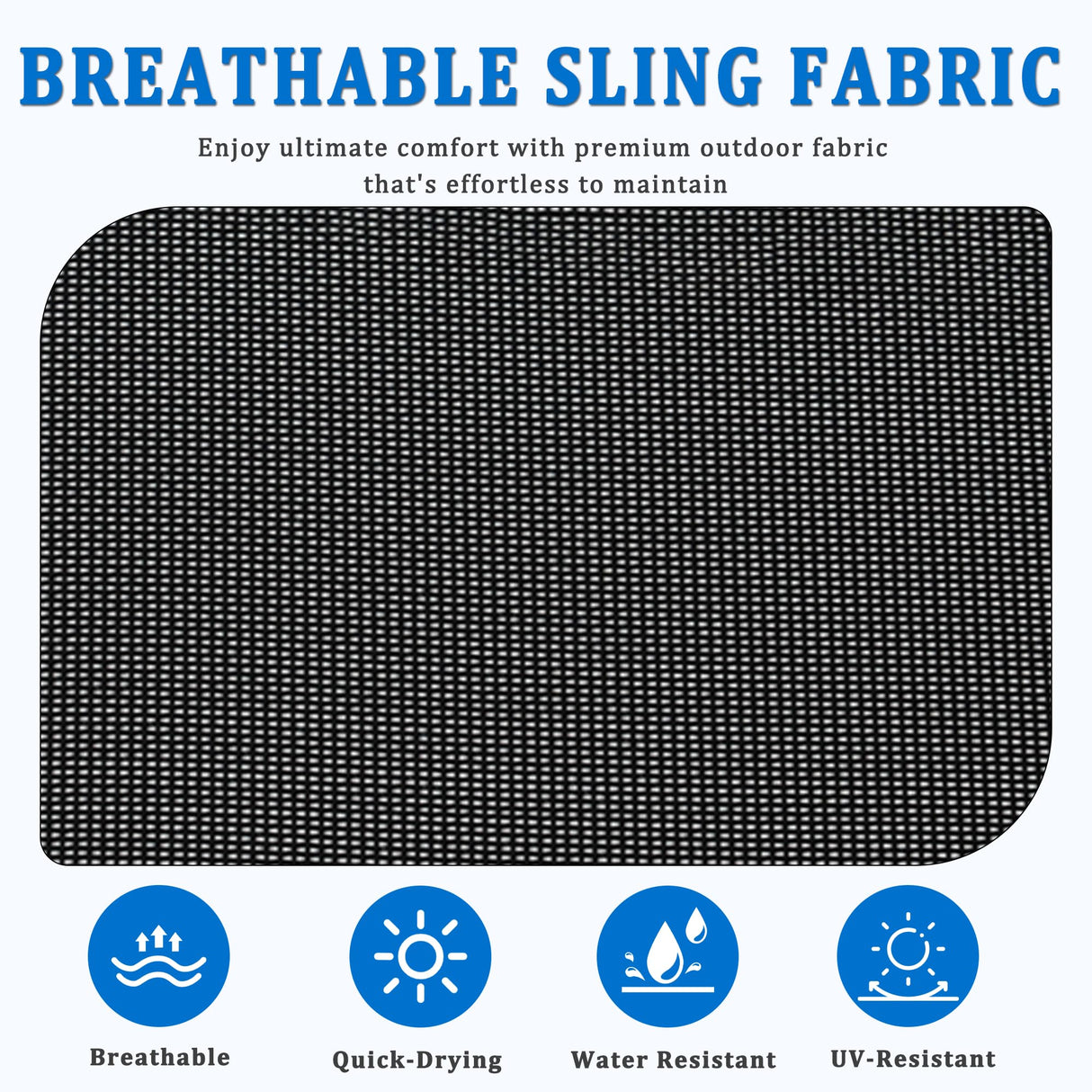 Seekverse 5-Piece Outdoor Dining Set, Square Metal Table with 4 Black Chairs, Black Patio Table with Umbrella Hole for Garden, Yard, Patio Seekverse