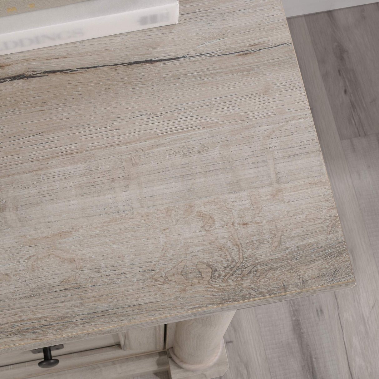 Sauder Palladia 2 Drawer File Cabinet, Lateral Filing Cabinets for Home Office, Hanging File Folders Organizer, Interlocking Drawers, in Split Oak Finish Sauder