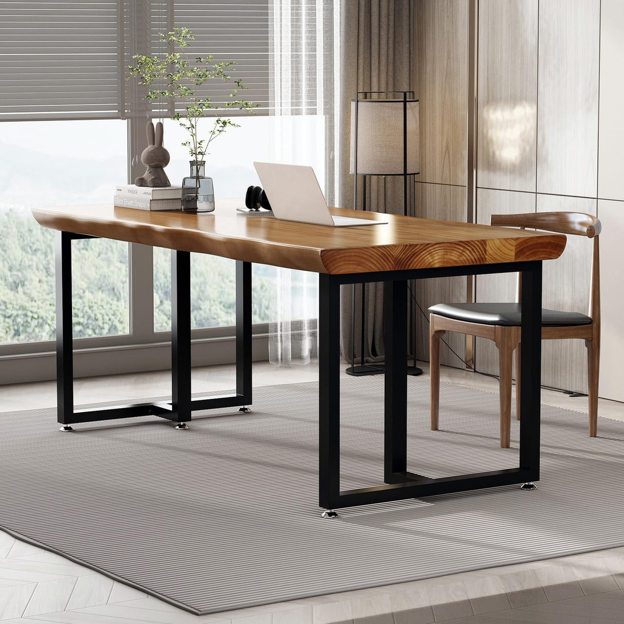 28 Inch Metal Table Legs Heavy Duty T Shape Metal Desk Legs Set of 2 Industrial Table Legs,Black Table Legs,Modern Table Legs,Console Table Legs (28" H X35''W) TIEOU