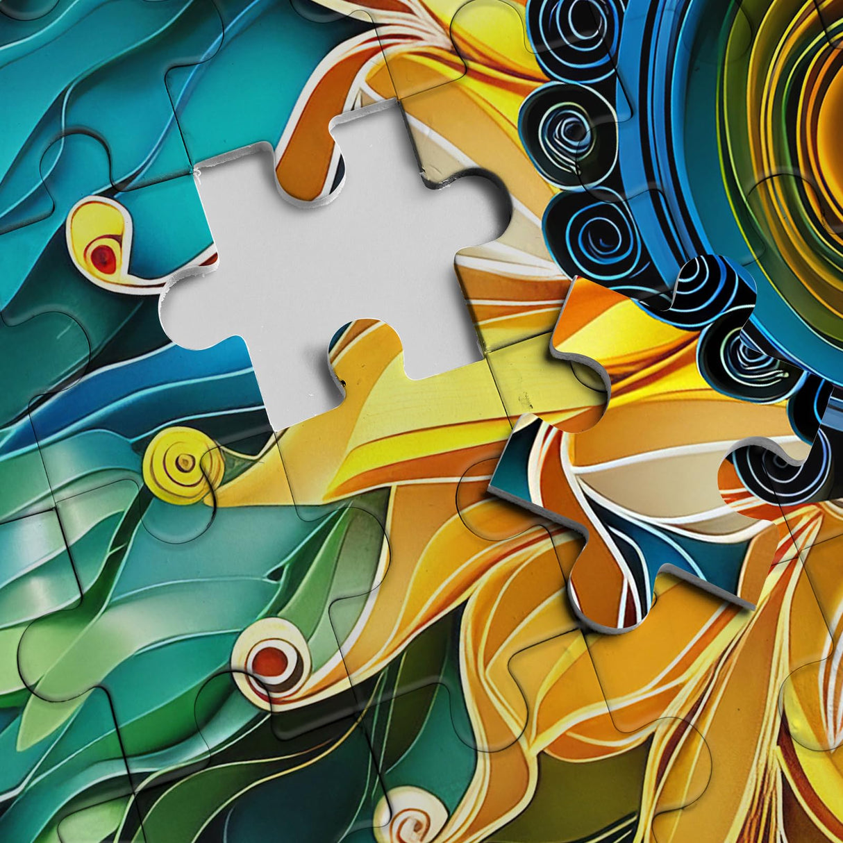 Sunflower Puzzles for Adults 1000 Pieces, Colorful Flower 3D Plant Jigsaw Puzzles Nature, Christian Beautiful Paper Floral Garden Puzzle BBOLDIN