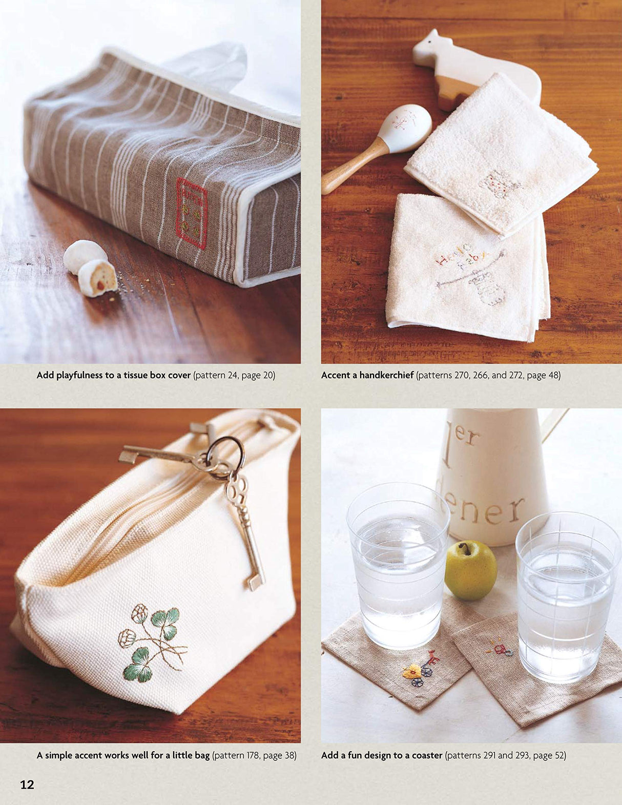 500 Simply Charming Designs for Embroidery: Easy-to-Stitch Monograms and Motifs (Design Originals) Patterns for the Home, Holidays, Food, Animals, and Borders, with Stitch Guide and Gallery Design Originals