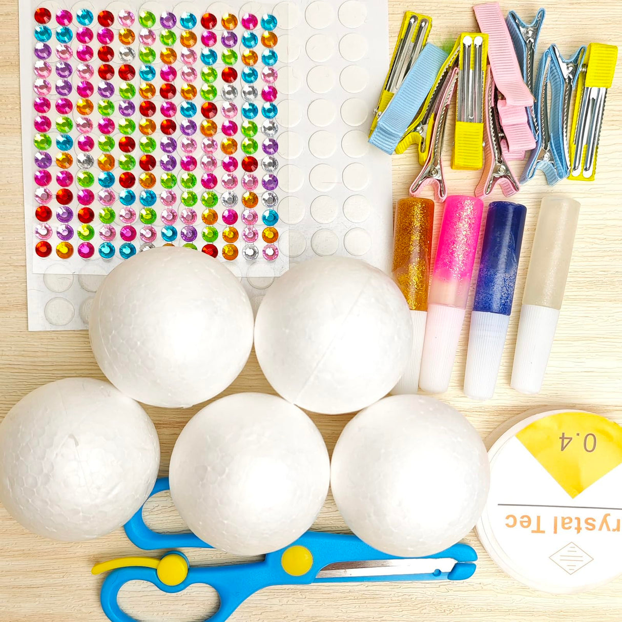 MOVEBO 1500 PCS Art and Craft School Supplies for Kids, Supplies Set with Construction Paper, Glue, Pipe Cleaners Craft and Kids' Scissor, Gifts for Girls and Boys Age 6+(red Bag) MOVEBO