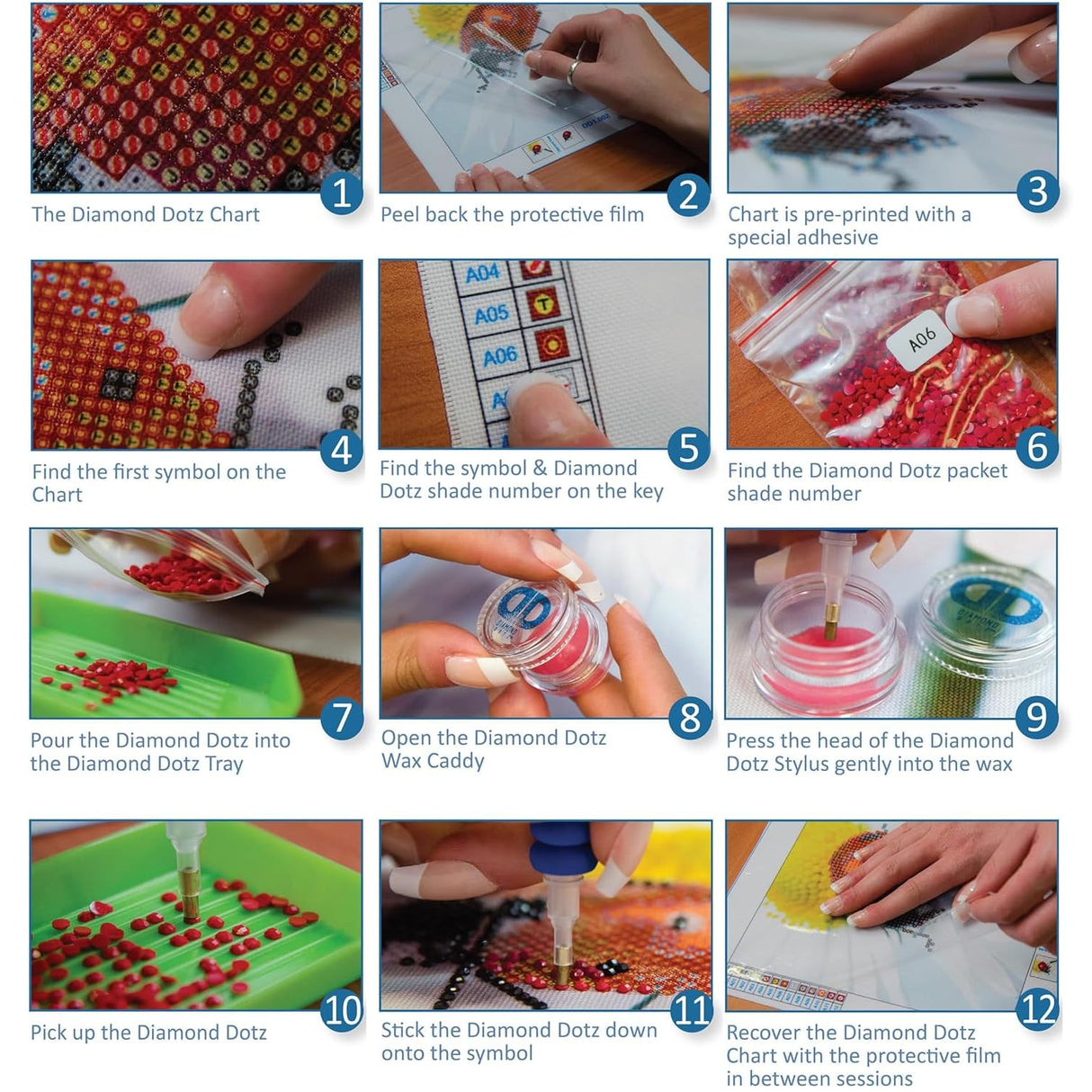 DIAMOND DOTZ Triple Treble Music Diamond Painting Kits for Adults - Diamond Art Kits a Relaxing Creative Craft Kit with Dotz Gems 10.6"x15.7" DIAMOND DOTZ