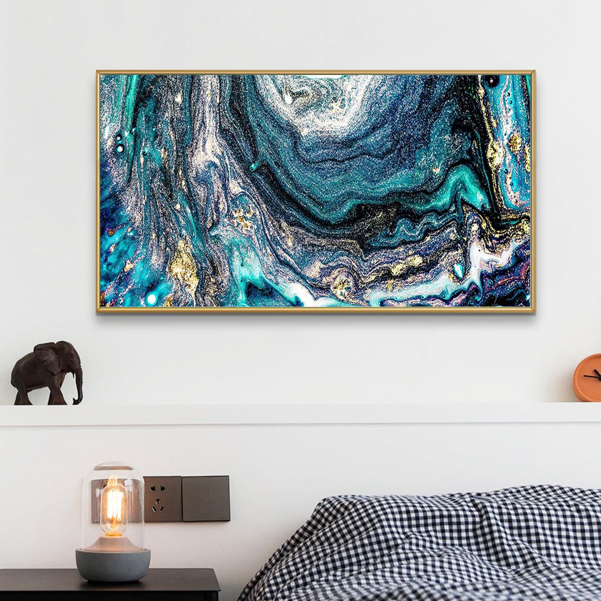 YALKIN Square 5D Diamond Painting Kits for Adults,Abstract Large Diamond Art Kits Full Drill Diamond Painting Kit for Adult Beginners, DIY Crystal Picture Art for Home Wall Decor 40x70CM/15.8x27.6in YALKIN