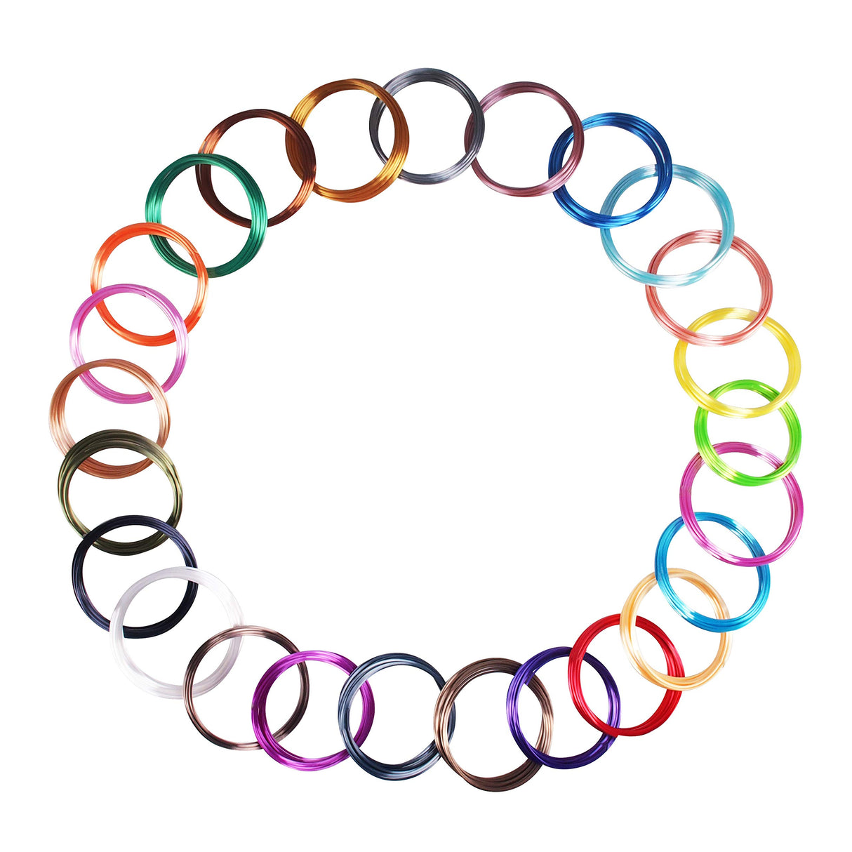 25 Colors Silk Shiny PLA Filament Sample Pack, Each Color 4 Meter Length, Total 100m 3D Printer 3D Pen Material Refill, with Extra 2 Finger Caps by MIKA3D MIKA3D