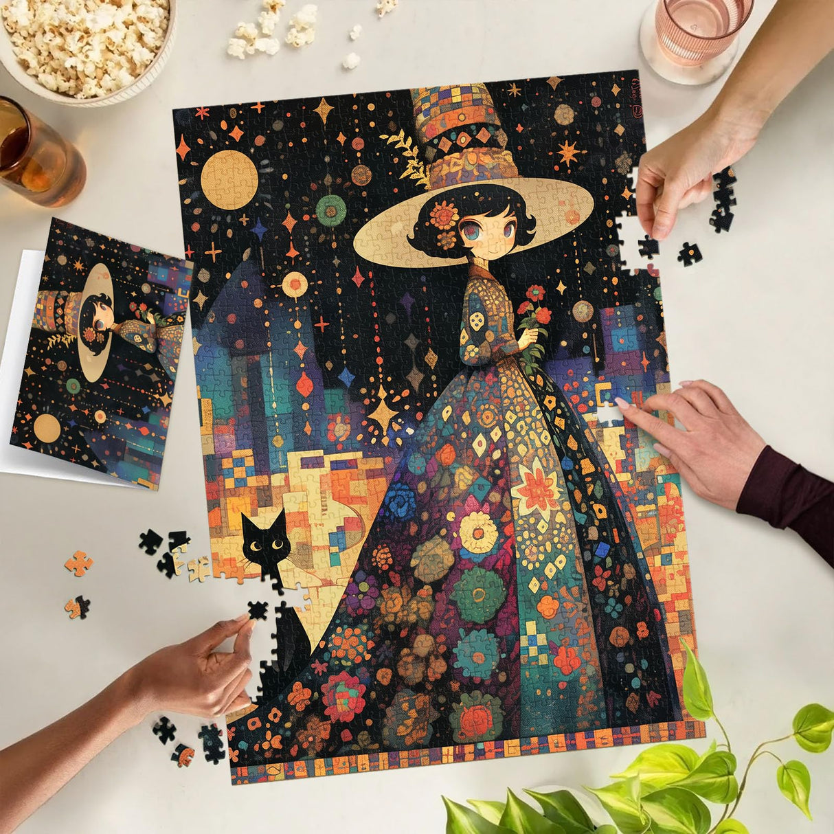 TangMosaic Enchanted Princess Jigsaw Puzzle, 1000 Piece Puzzle for Adults, Impossible Hard Difficult Challenging Puzzles for Adults 1000 Pieces, Home Decoration Puzzle, Interlock Perfectly No Dust TangMosaic