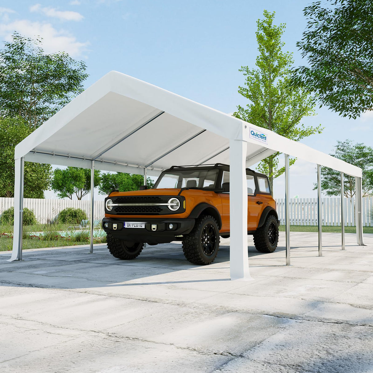 Quictent Premium 10x30 Party Tent Heavy Duty Outdoor Gazebo White Event Shelter Wedding Canopy Tent for Parties Carport BBQ with Removable Sidewall Windows & Storage Bags Quictent