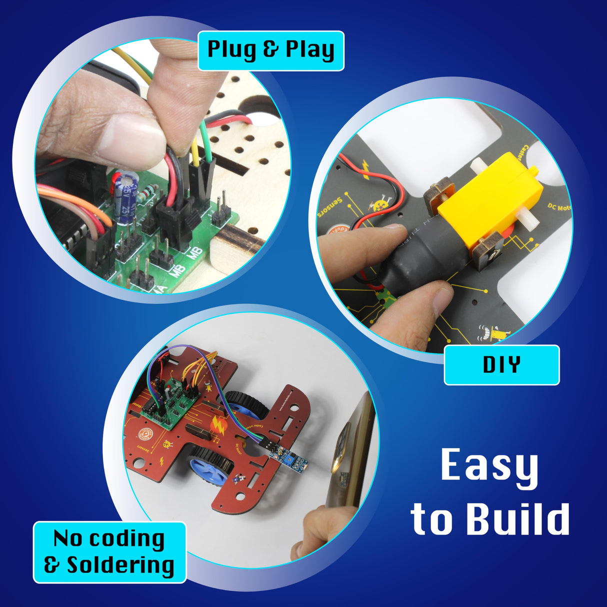 Butterfly EduFields 10-in-1 STEM Robotics Kit for Kids Ages 8-14 | Electronics & Engineering Science Kit with Circuit Board Projects | Educational Robot Building Kit Butterfly EduFields
