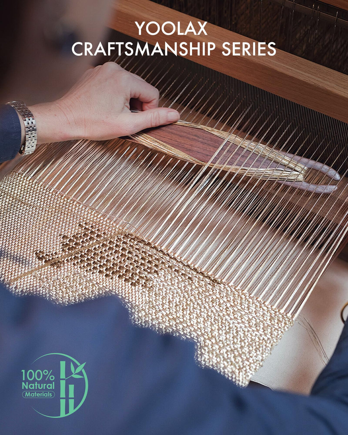 Yoolax Motorized Bamboo Roman Shade Half-Shading Classic Fold Smart Blind Compatible with Alexa & Google Home, Remote Control Electric Window Shade Customize (Bamboo Wide Light Brown) Yoolax