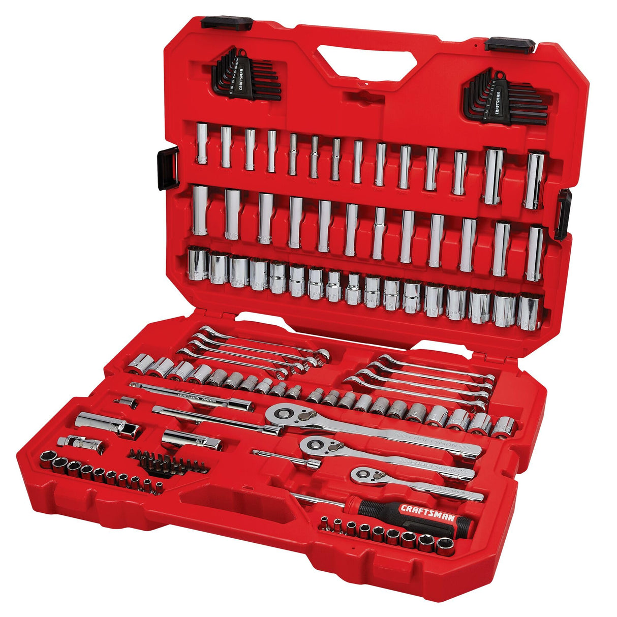 CRAFTSMAN Mechanics Tool Set, 1/4 and 3/8 Inch Drive, 135 Piece (CMMT12124) Craftsman