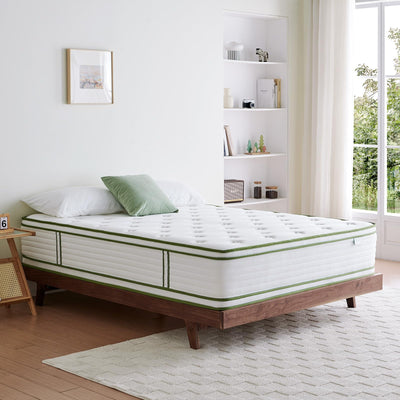 Dourxi Full Size Mattress, 14 Inch Hybrid Mattress in a Box, Full Mattress with Gel Memory Foam and Individual Pocket Springs, Cooling Sleep and Pressure Relief, Plush Feel, 54 * 75 * 14 Inch