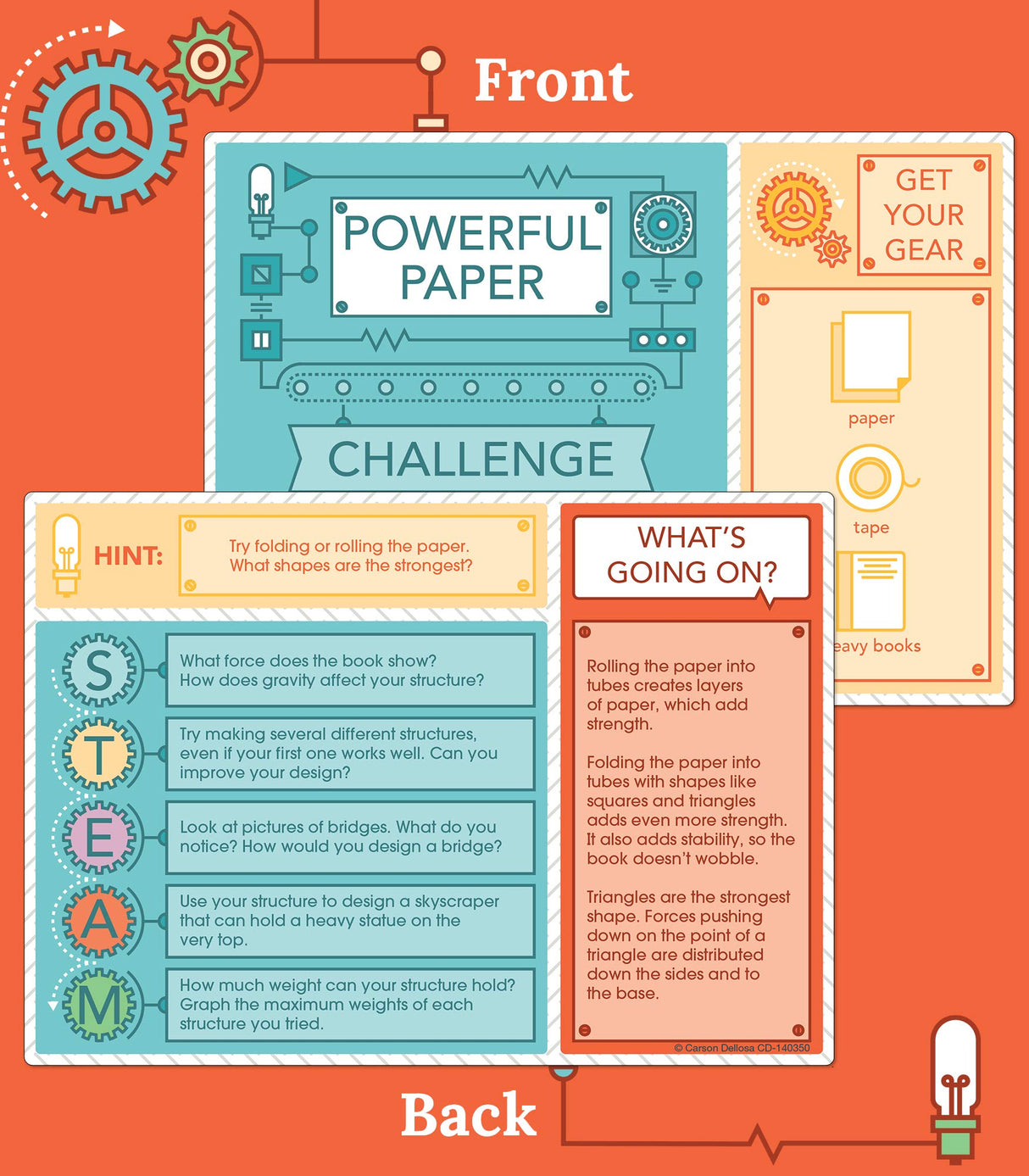 Carson Dellosa Stem Challenges, Seasonal, Physical, Life, Earth and Space Science Kits for Kids Ages 8-12, Educational Games and Experiments for 3rd Grade and Up Carson Dellosa Education