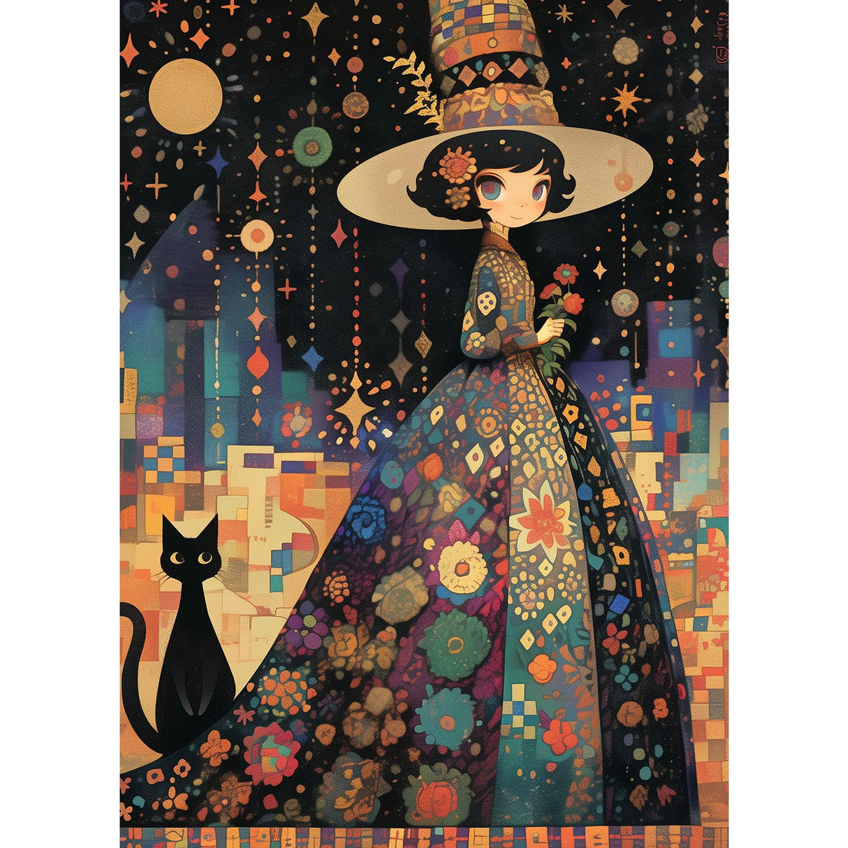 TangMosaic Enchanted Princess Jigsaw Puzzle, 1000 Piece Puzzle for Adults, Impossible Hard Difficult Challenging Puzzles for Adults 1000 Pieces, Home Decoration Puzzle, Interlock Perfectly No Dust TangMosaic