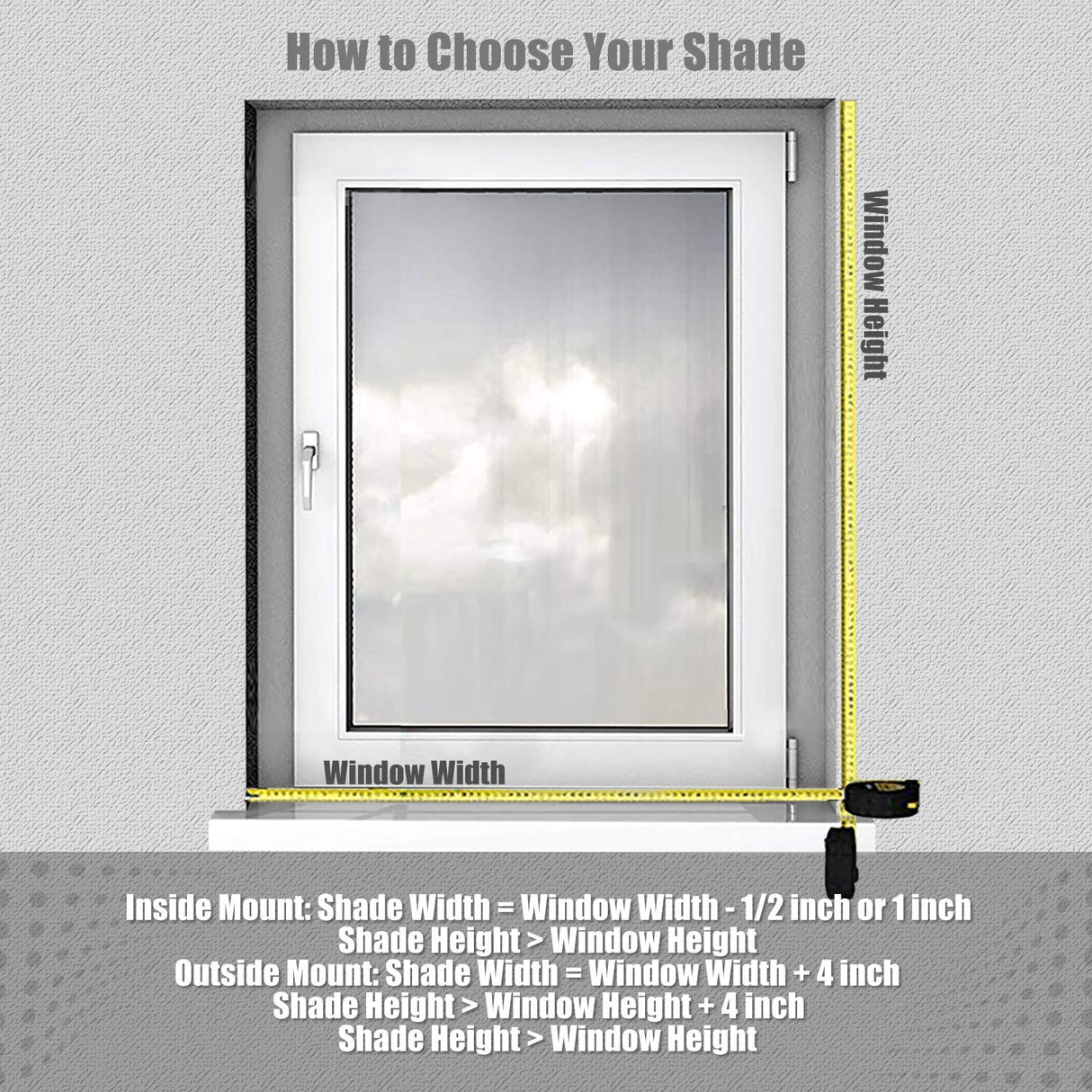 Cellular Shades Cordless Blackout Honeycomb Blinds Fabric Window Shades White(Blackout), 34" W x 64" H SBARTAR