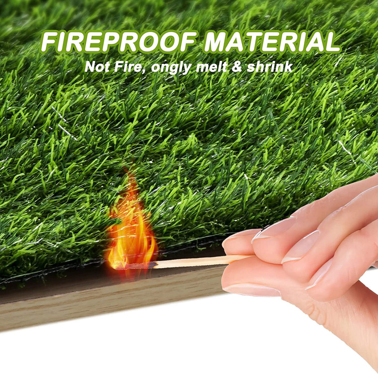 Artificial Grass, 51" x 26" Dog Pee Pads, Professional Dog Potty Training Rug, Grass Mat with Drainage Holes, Pet Turf Indoor Outdoor Flooring Fake Grass Doormat (26"x51") FezepYmaz