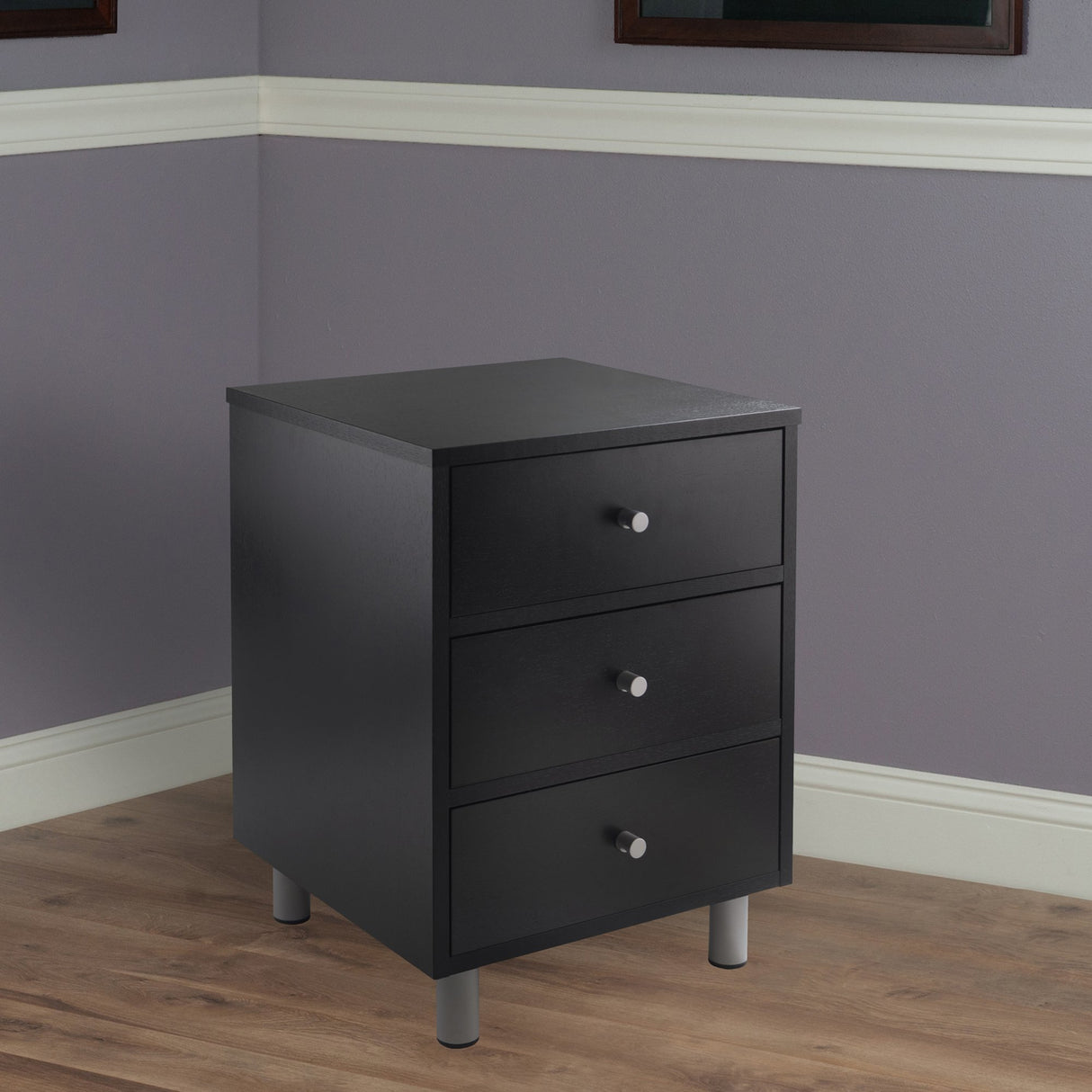 Winsome Daniel Night Stand, Black Winsome