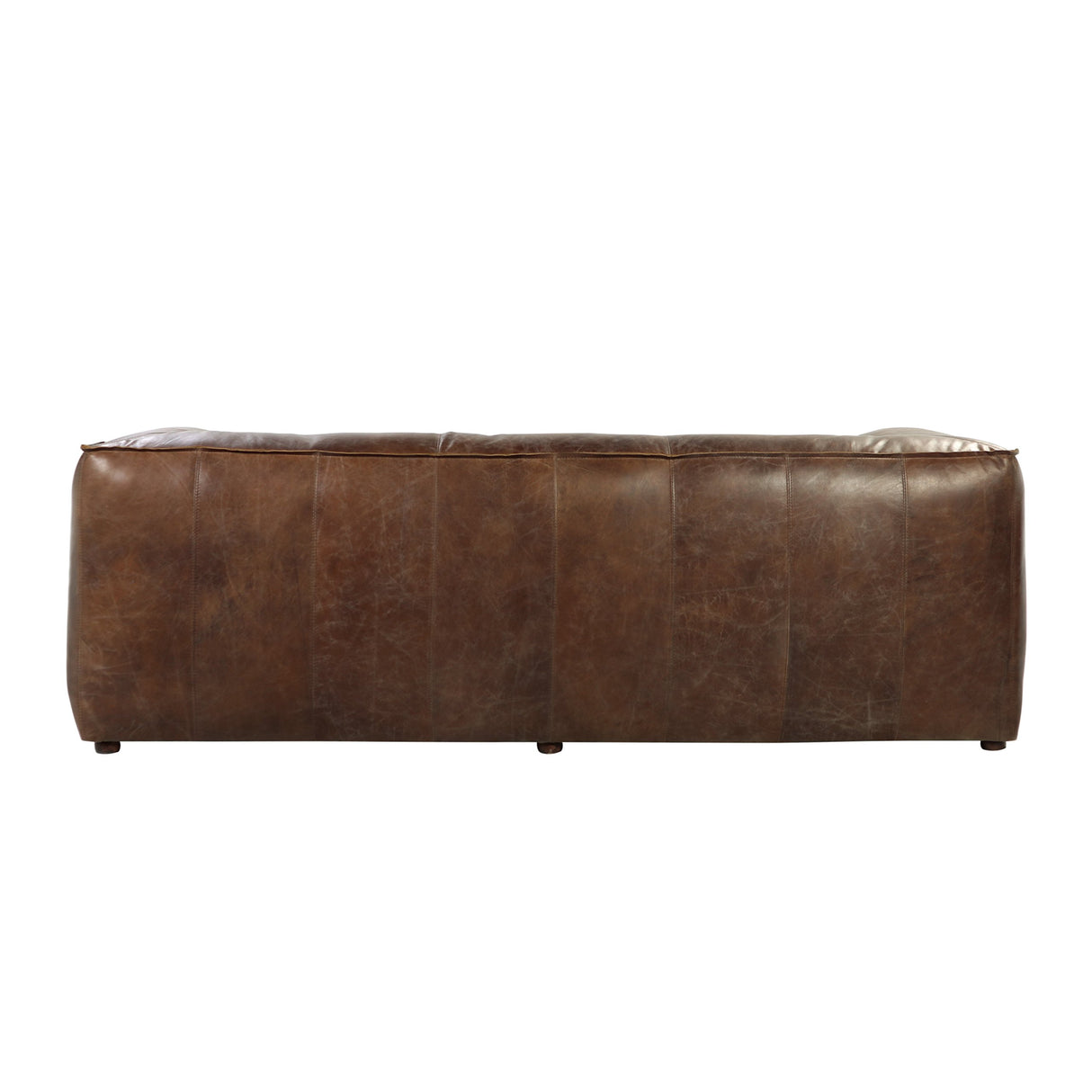 ACME Brancaster Sofa - - Retro Brown Top Grain Leather Acme