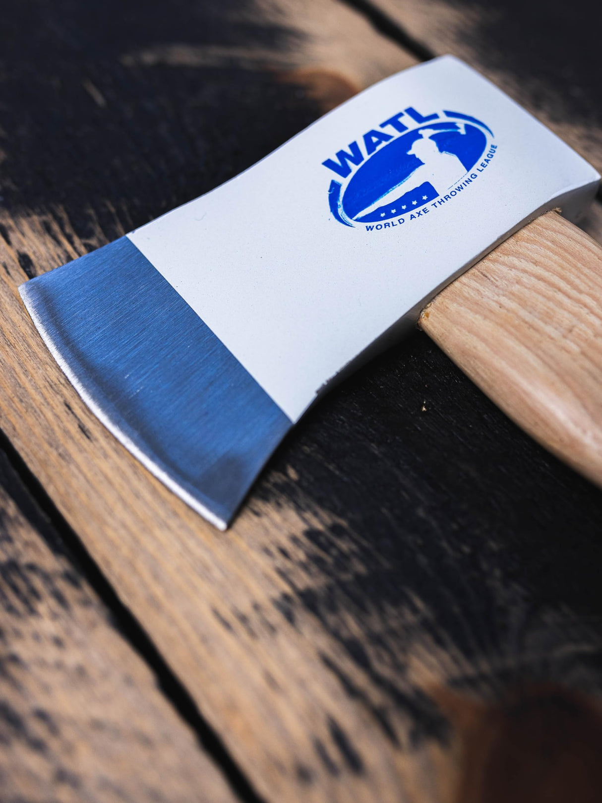 The New 19" Handle Competition Thrower: World Axe Throwing League Premium Competition Throwing Axe with Throwing Hatchet Hickory Wooden Handle WATL