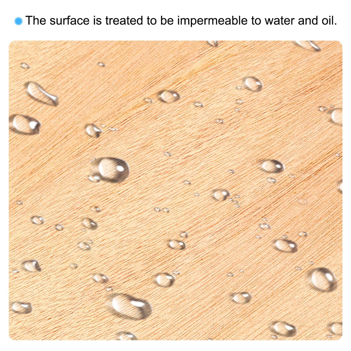 PATIKIL 16"x12" Wooden Paint Palette, Wood Painting Palette Color Mixing Round Paint Tray Palette with Thumb Hole for Oil Watercolor Artist, Brown PATIKIL