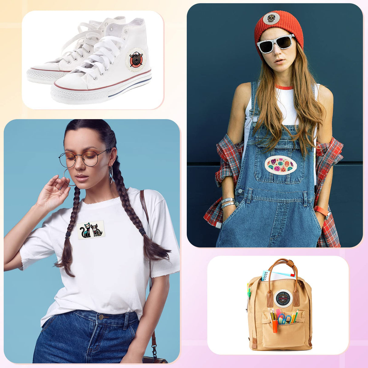 25 Pieces Sublimation Hat Patches Distressed Sublimation Patches Iron on Blank Patches Fabric Repair Sublimation Blank Patch Patches for Hats Clothes Uniforms Jeans Backpacks Dog Vest Jutom