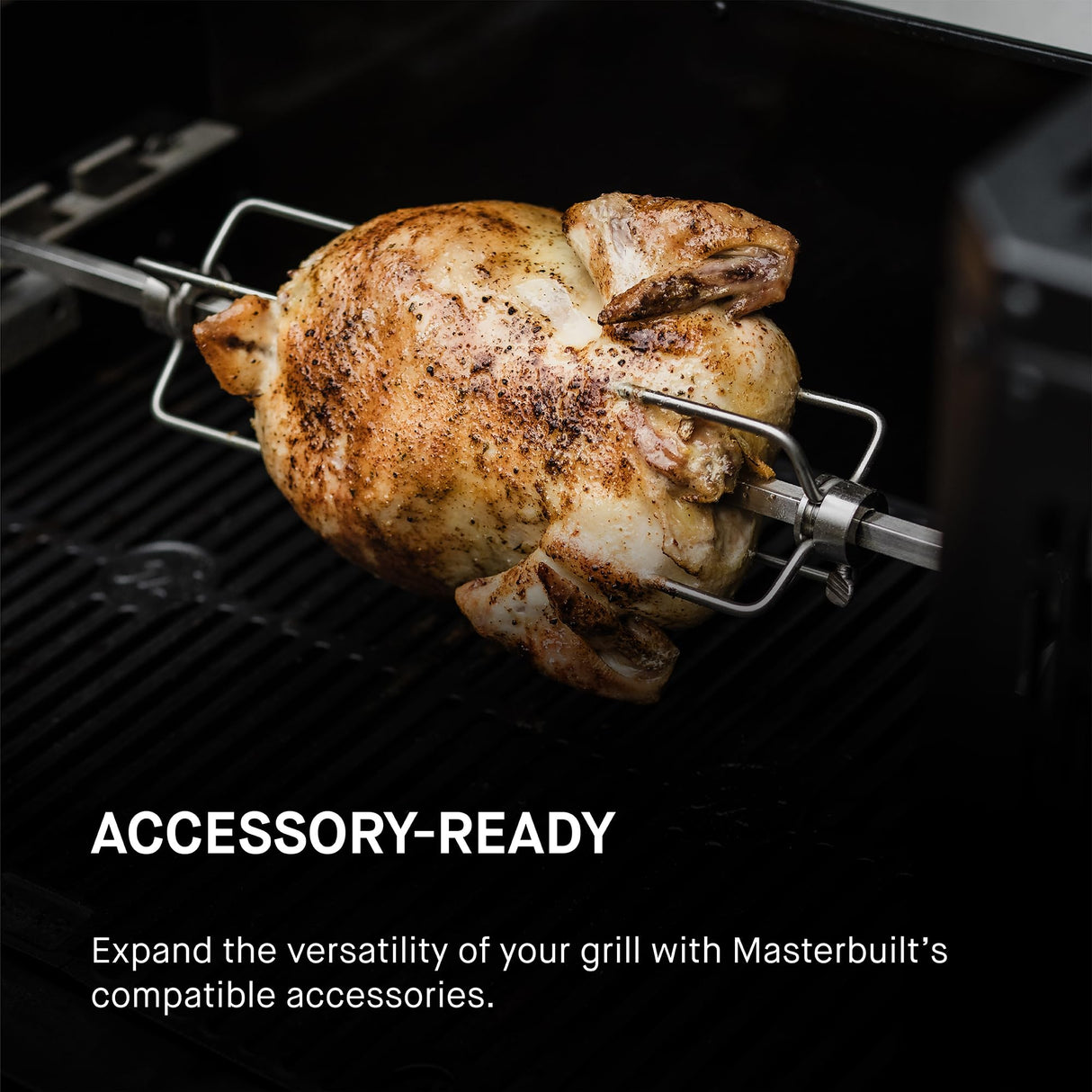 Masterbuilt® Gravity Series® 600 Digital Charcoal Grill and Smoker,WiFi Technology, GravityFed™ Charcoal Hopper, 600 Cooking Sq. Inches, Reversible Smoke&Sear Cast Iron Grates, Black, Model MB20041023 Masterbuilt