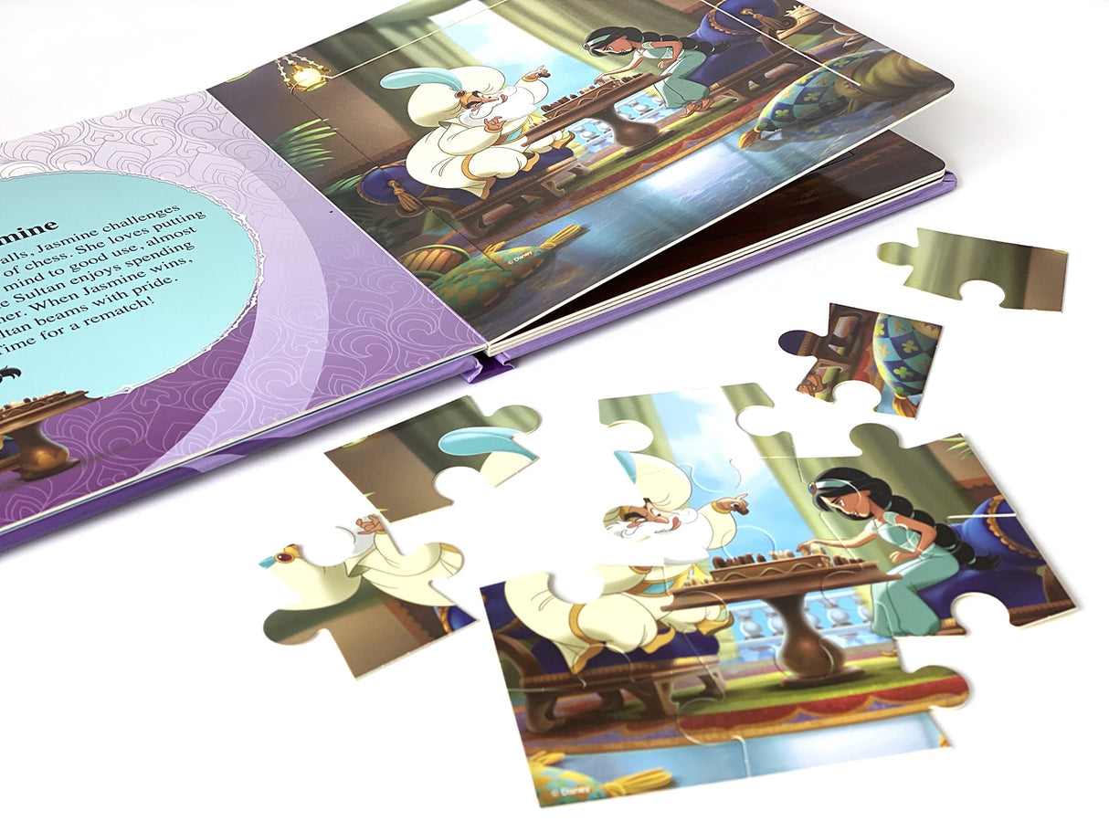 Disney Princess Beginnings My First Puzzle Book - Jigsaw Puzzles for kids, 10-page board book, 5 puzzles to enjoy Phidal