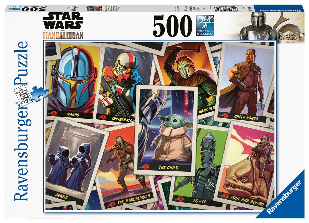 Ravensburger Star Wars The Mandalorian: in Search of The Child 500 Piece Jigsaw Puzzle for Adults - 16561 - Every Piece is Unique, Softclick Technology Means Pieces Fit Together Perfectly Ravensburger