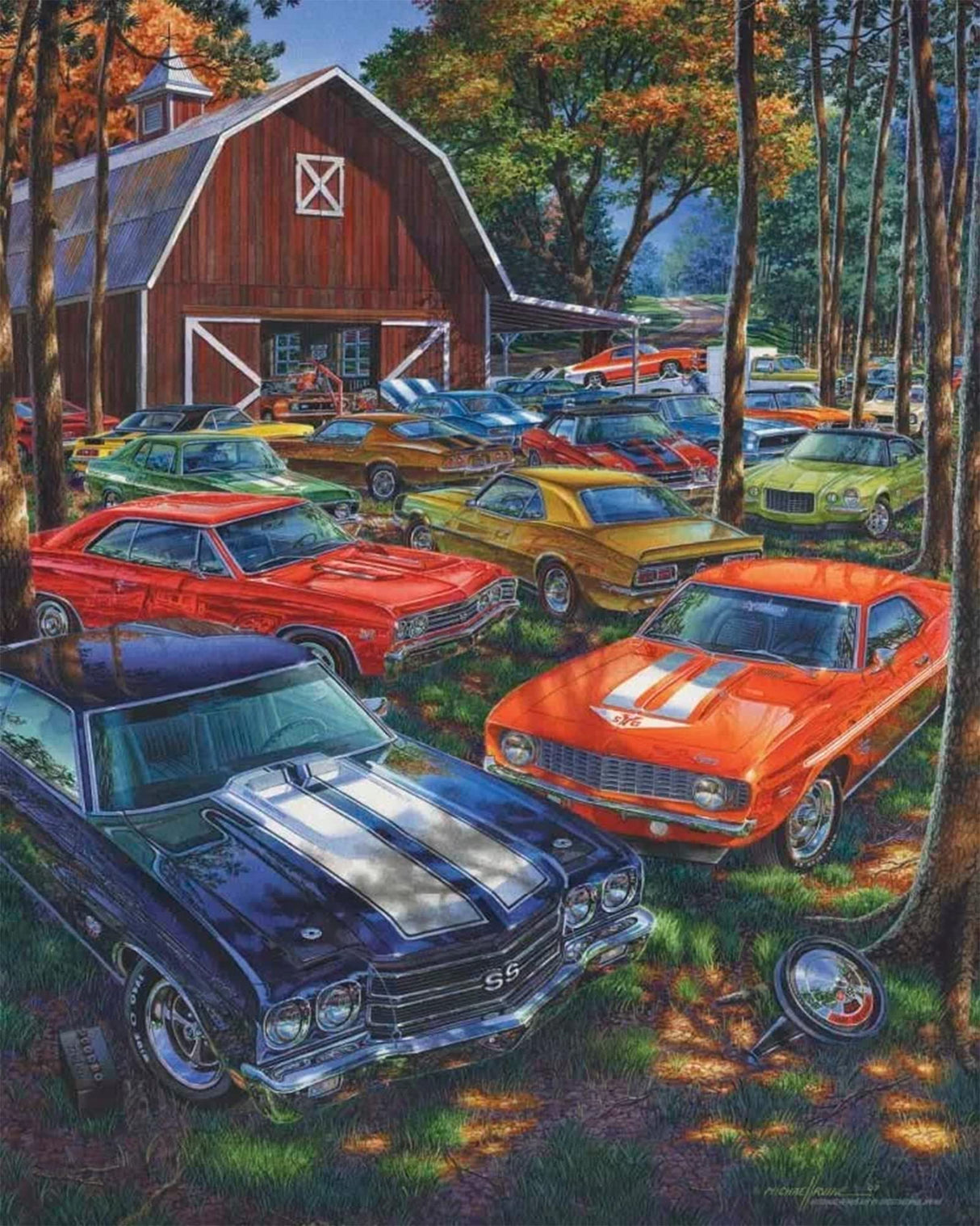 BOHADIY Diamond Painting Kits for Adults and Kids Cars Diamonds Art Paint with Diamonds Large Size Inch 5d Diamond Painting Crystal Diamond Cross DIY 5D Round Full Drill Art 16 × 12in BOHADIY