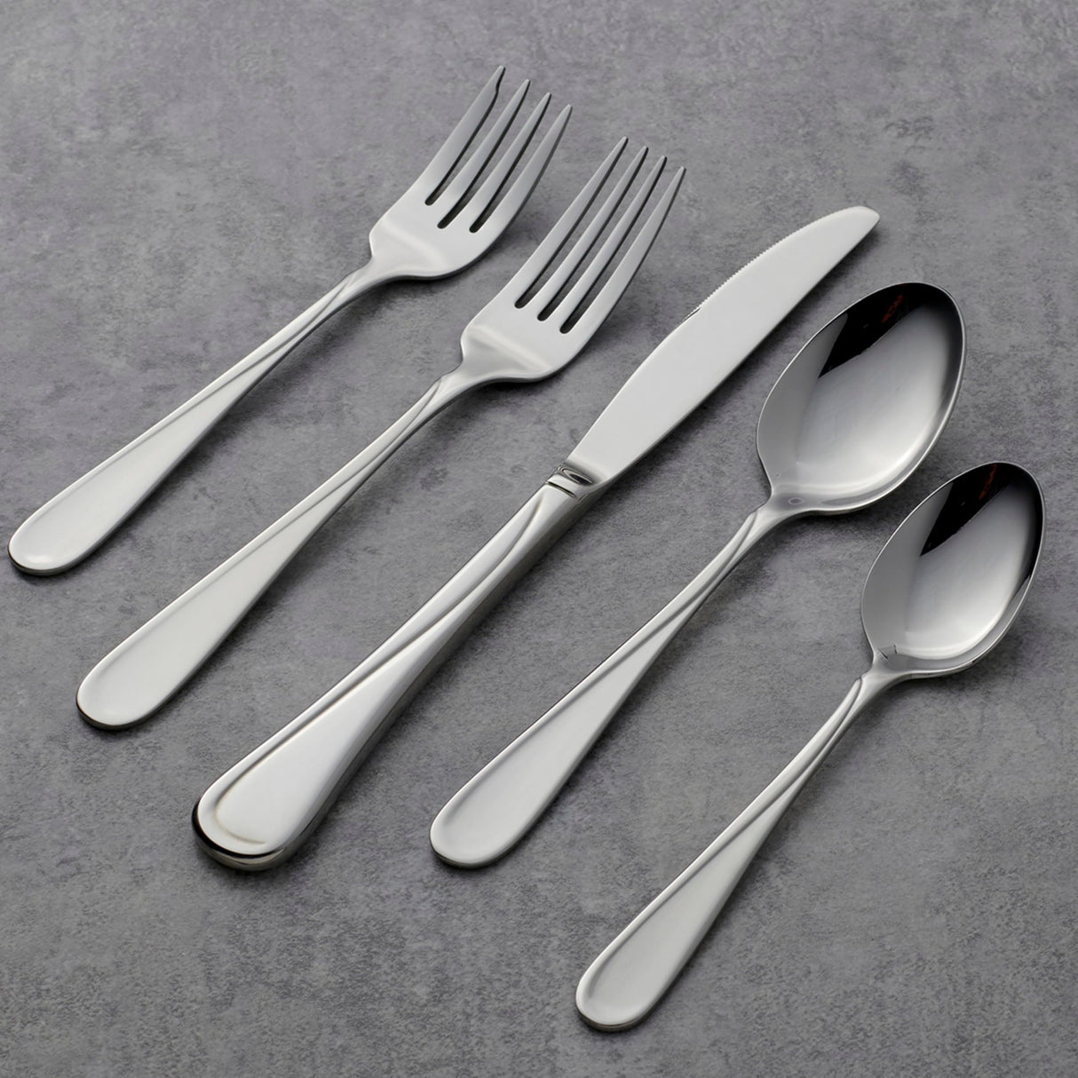 Oneida Flight 45-Piece Stainless-Steel Flatware Set, Service for 8 Oneida