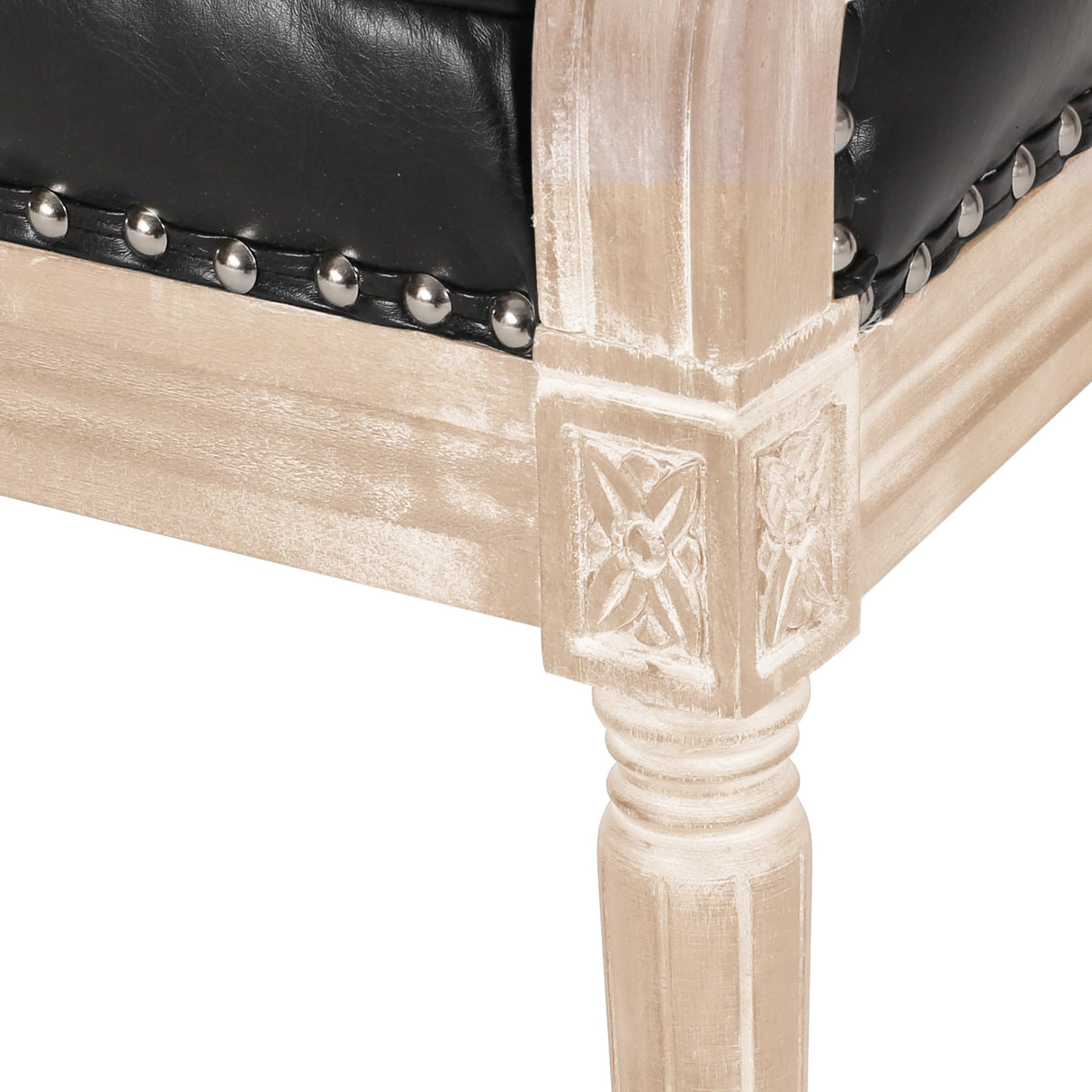 Christopher Knight Home Faye Tufted Upholstered Loveseat - Midnight Black/Gray Christopher Knight Home