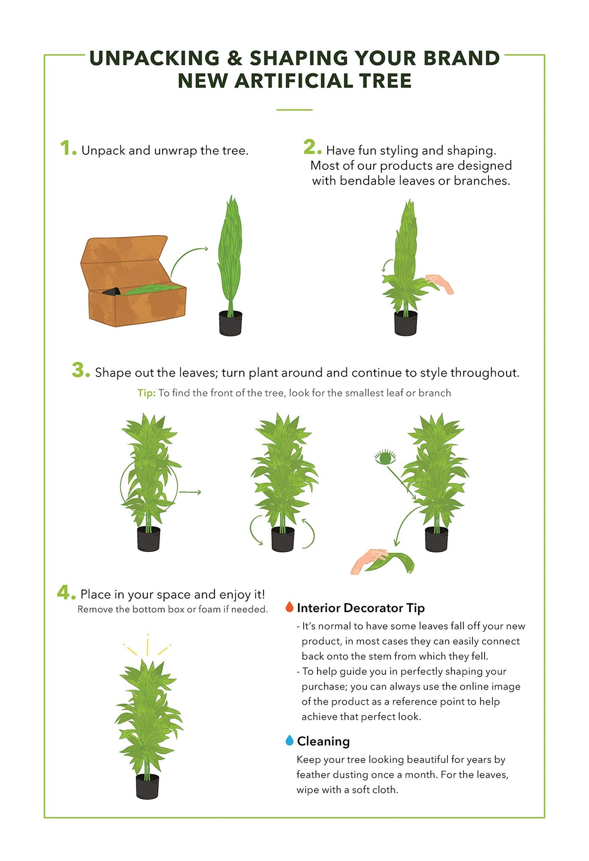 Nearly Natural 6.5FT Artificial Golden Cane Palm Tree, Fake Palm Tree with Three Realistic Trunks and 333 Lifelike Palm Leaves, Faux Palm Plant for Indoor Home Décor with Black Nursery Planter Nearly Natural