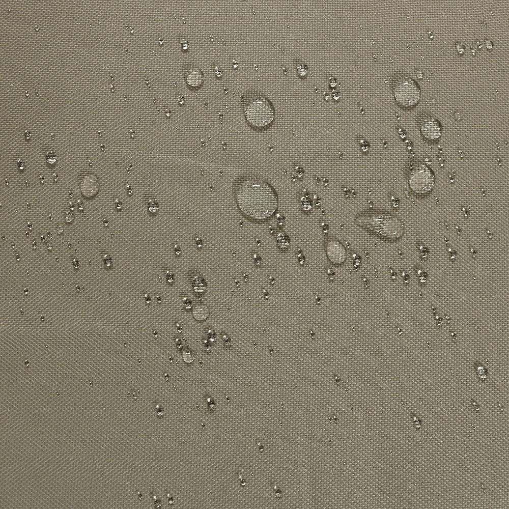 Sunnydaze 8-Foot Firewood Log Rack Cover - Weather-Resistant Outdoor Heavy-Duty Polyester with PVC Backing - Khaki Sunnydaze