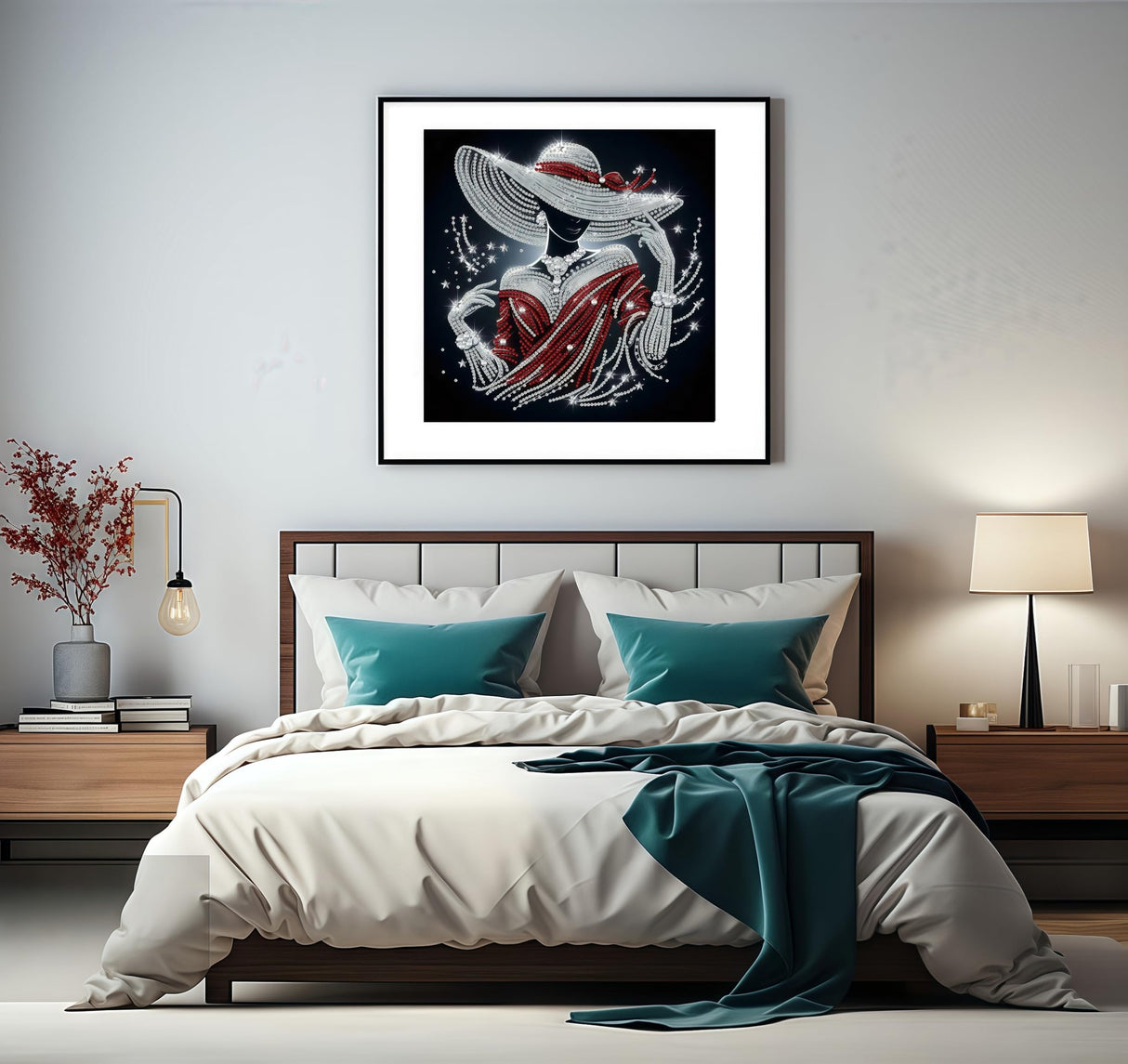 CSZPPQAF 5D Diamond Painting Kits for Adults, Special Shape Diamond Art Kits for Adults Beginner, DIY Crystal Art Drill Diamond Dots Gem Painting for Home Decor 11.8x11.8 Inch CSZPPQAF