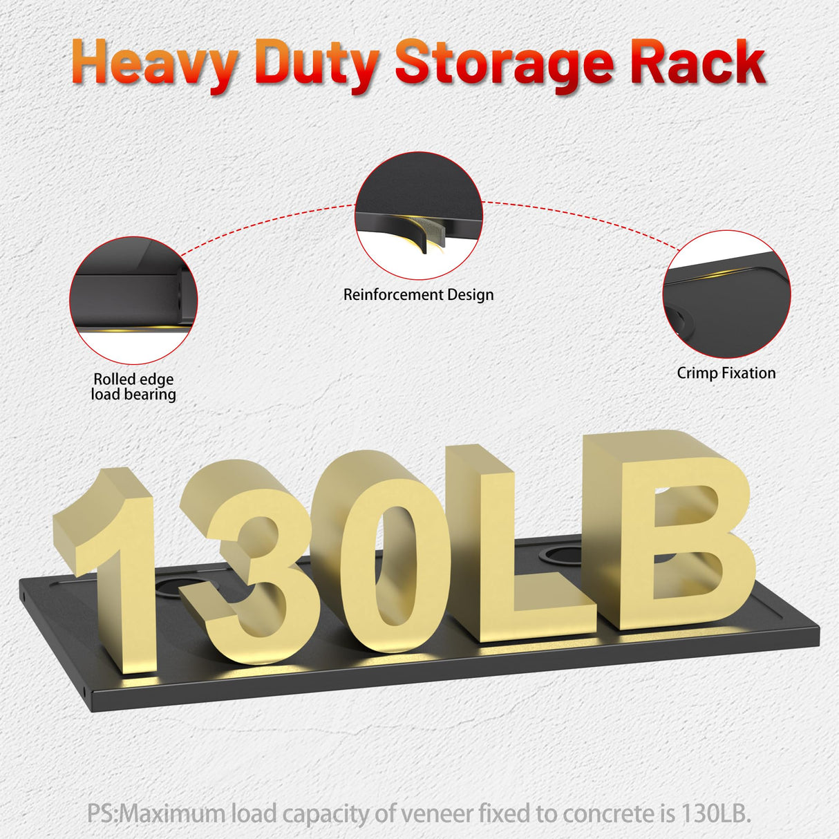 Power Tool Organizer Wall Mount with Charging Station, Garage 4 Drill Storage Shelf with Cordless Tool Holder, Heavy Duty Rack with 8 Outlet Power Strips and Hooks, Gift for Men, Husband (4 Layer) OKCHILD