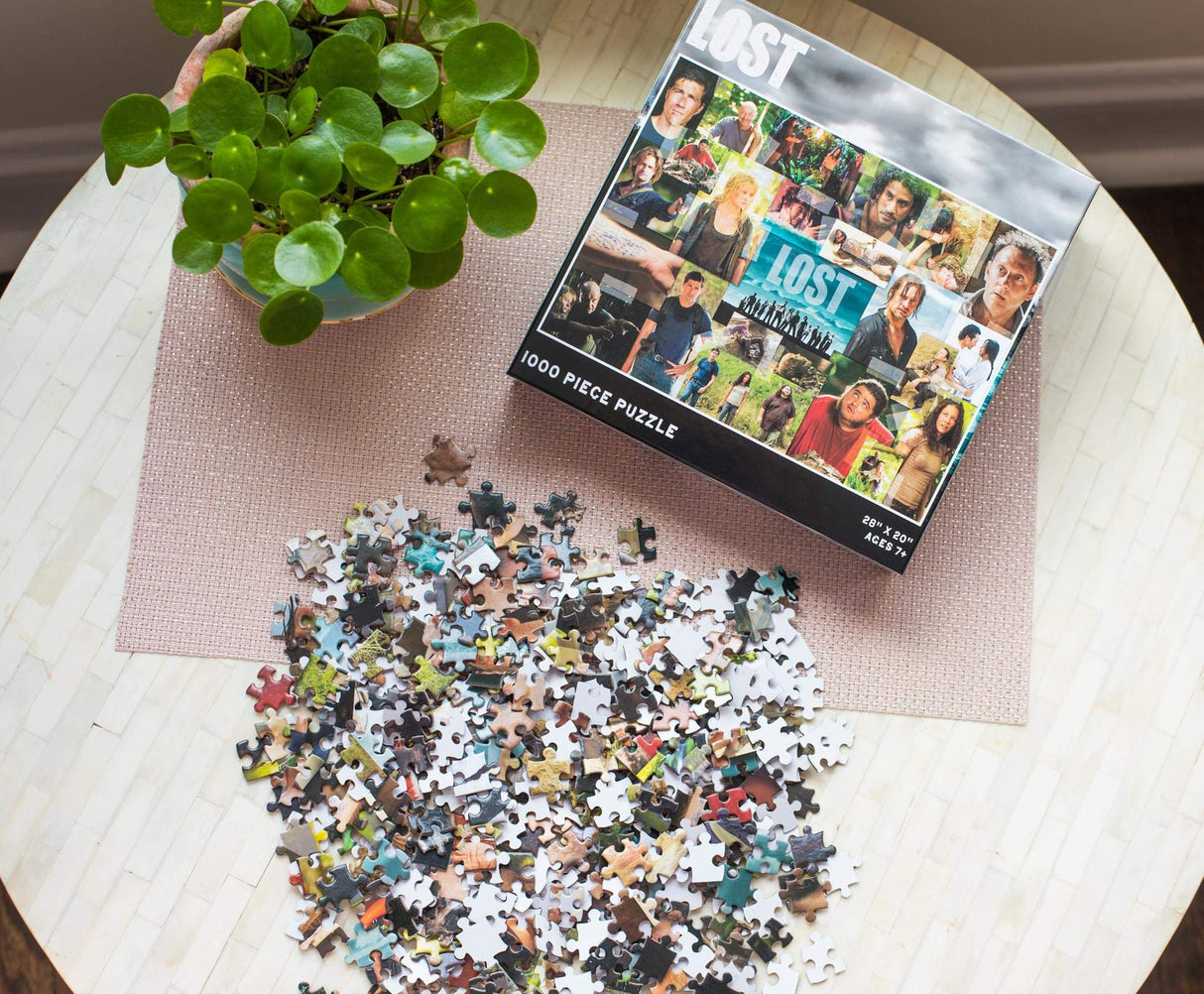 Lost TV Show Collage Puzzle for Adults and Kids | 1000 Piece Jigsaw Puzzle Toy | Challenging Interactive Brain Teaser for Family Game Night | 28 x 20 Inches Toynk