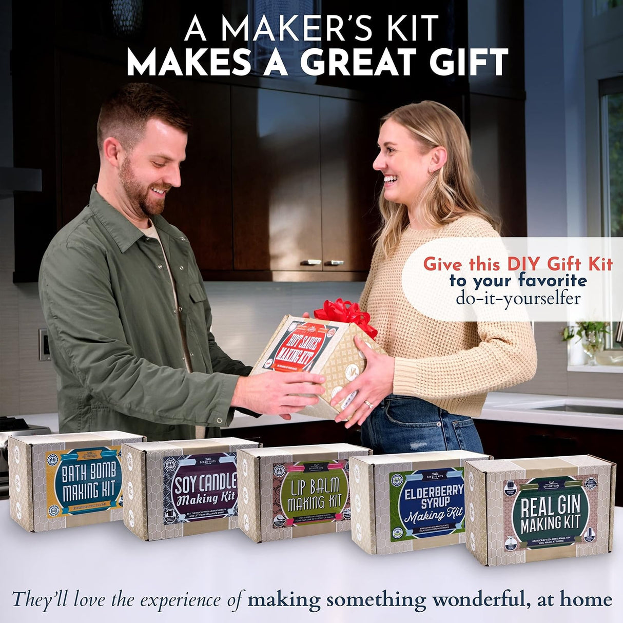 DIY Gift Kits 73-Piece DIY Lip Balm Kit - Lime & Rose Flavors - Lip Balm Kit with Shea Butter, Beeswax & Essential Oils - Make 23 Balms - Gift for Her, Kids & Adults DIY Gift Kits