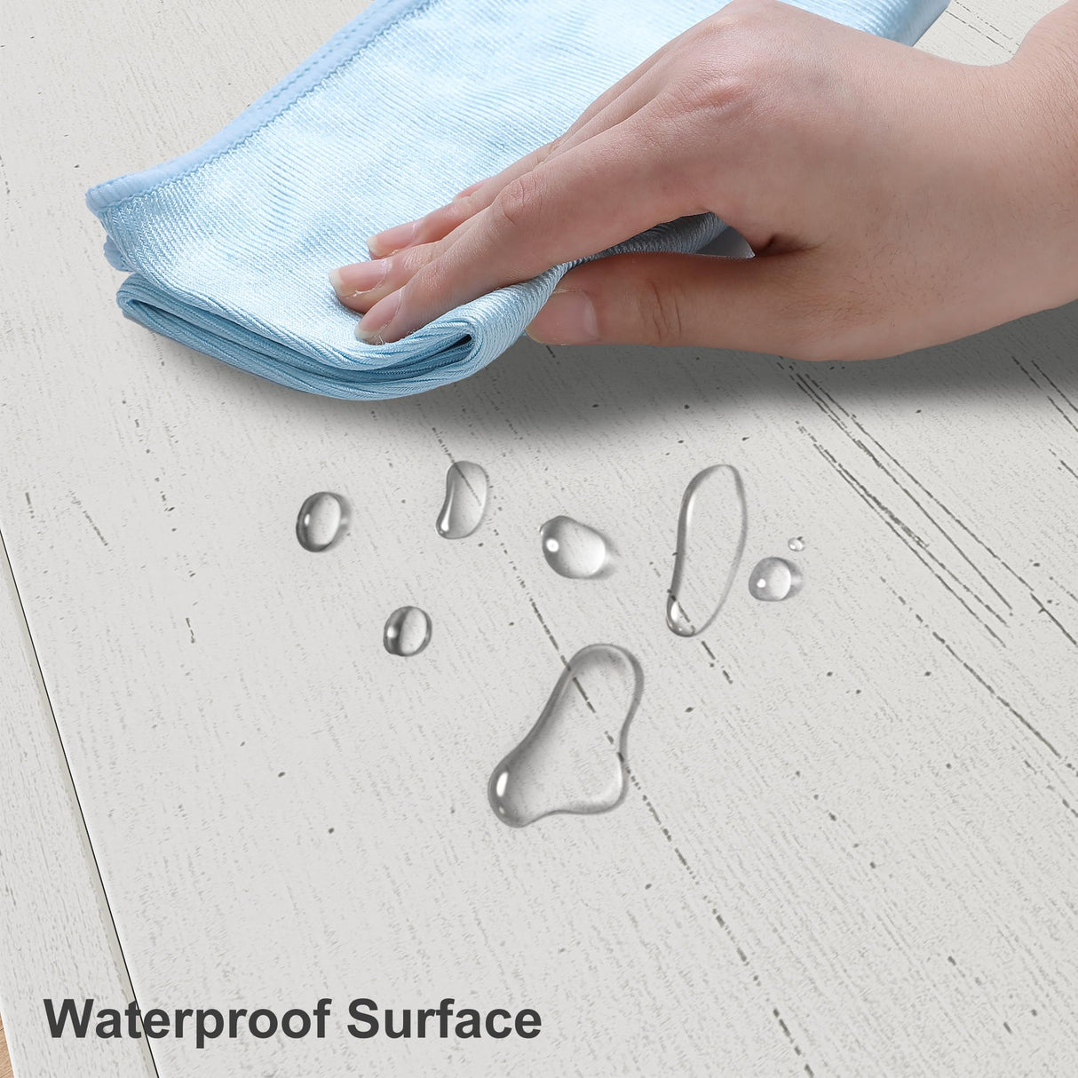 IDEALHOUSE 71" Farmhouse Bookshelf w/Adjustable Shelves & 31.5 in Whidth, 5 Tier Tall Bookshelf with Wooden Legs, Vintage Wooedn Book Shelf for Living Room Office (White, 71.3" H x 31.5" W x 11.8" D) IDEALHOUSE