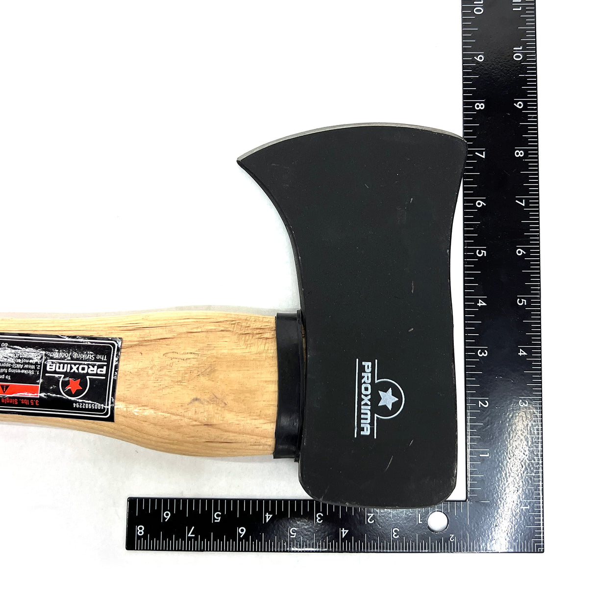 Proxima 3.5 lbs Single Bit Axe with 33 inches Hickory Wood Handle, Heavy Duty 5 inches High Carbon Steel Curved Blade 1005982294 OHIY