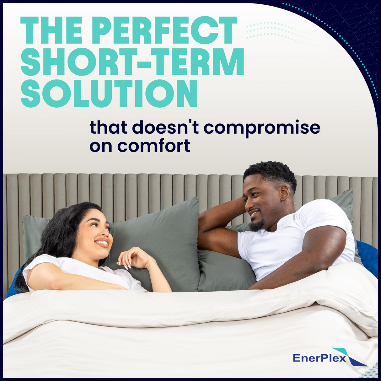 EnerPlex Queen Air Mattress with Built-in Pump - 16 Inch Double Height Inflatable Mattress for Camping, Home & Portable Travel - Durable Blow Up Bed with Dual Pump - Easy to Inflate/Quick Set Up EnerPlex